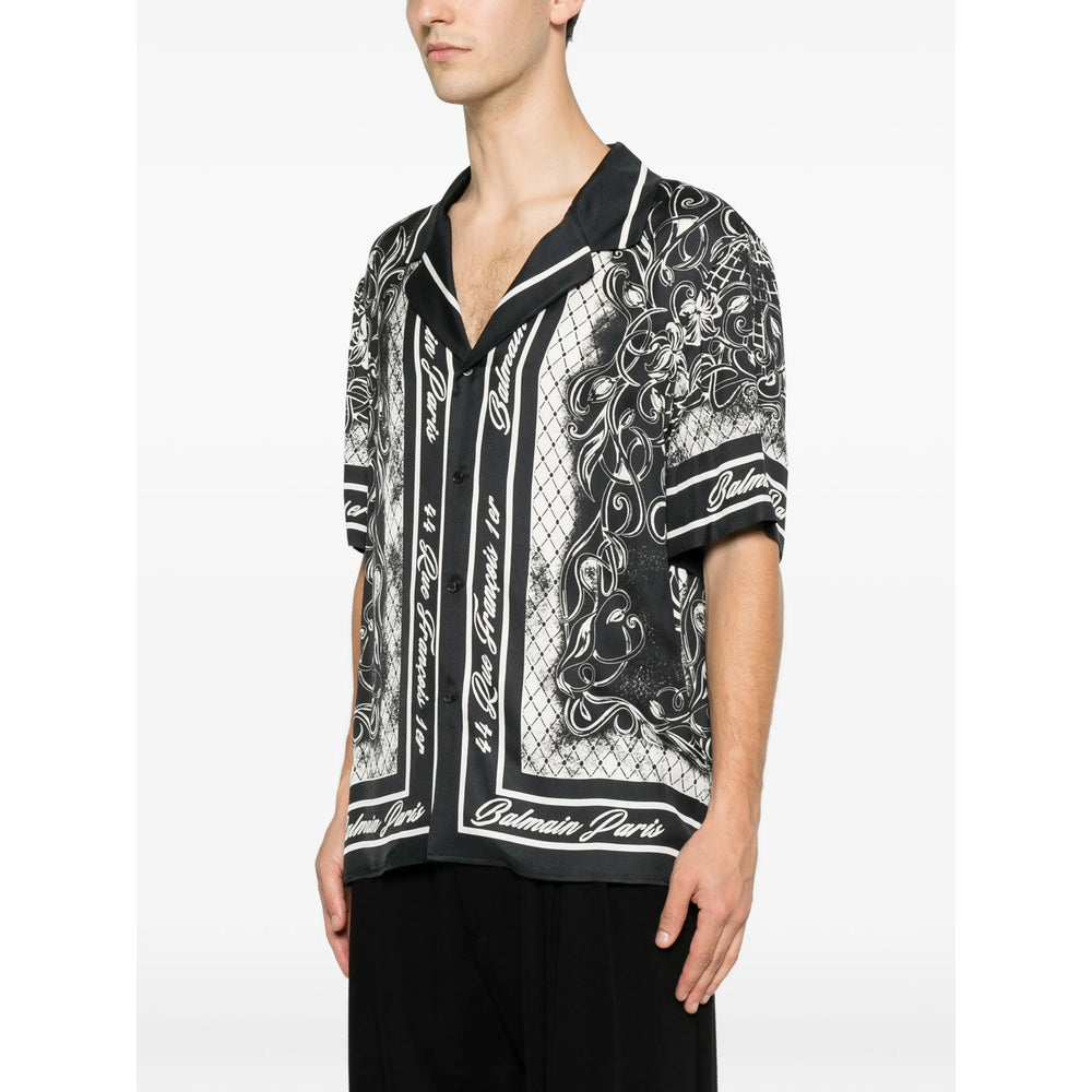 Balmain Black Shirts Men