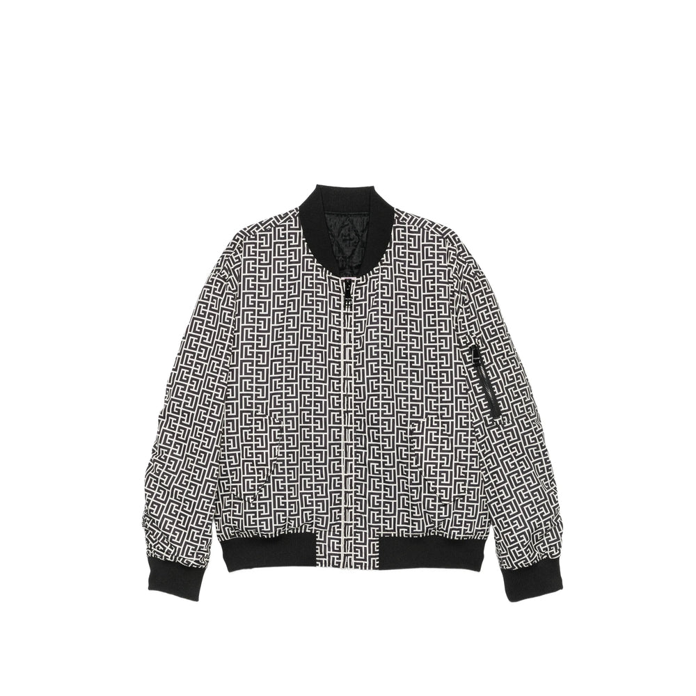 Balmain Black Jackets - Bomber Jackets Men