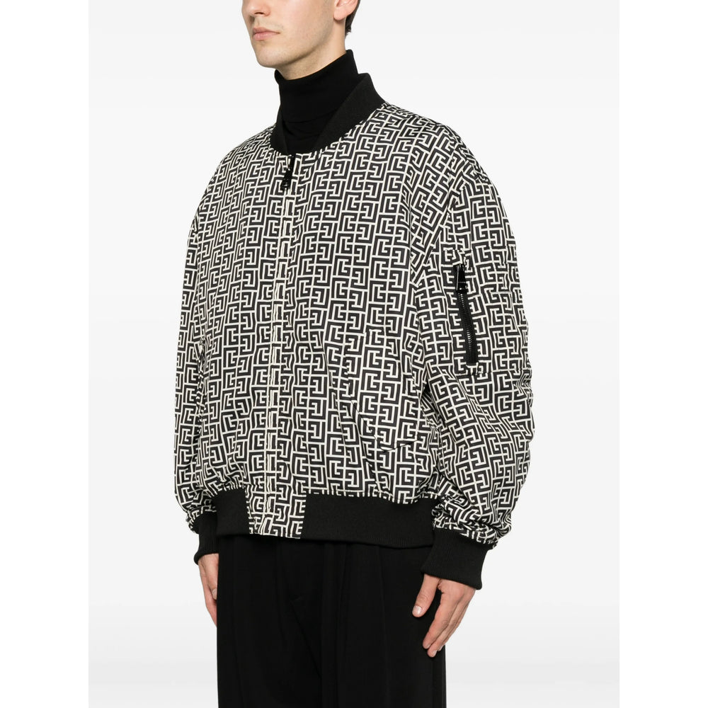 Balmain Black Jackets - Bomber Jackets Men