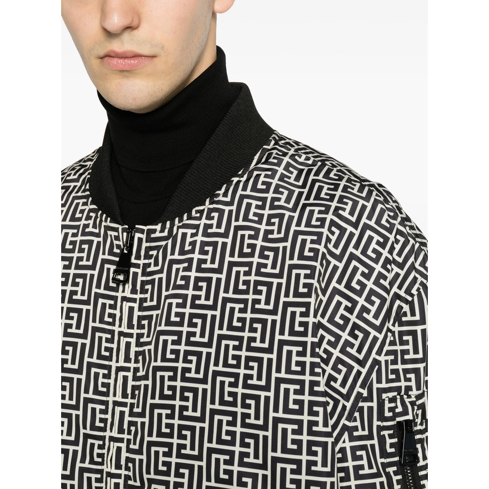 Balmain Black Jackets - Bomber Jackets Men