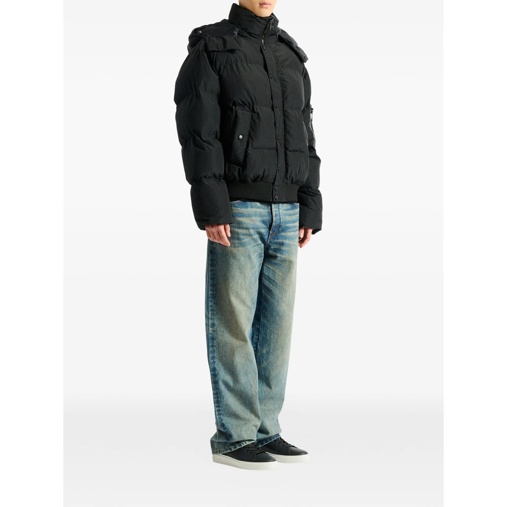 Balmain Black Coats - Padded Coats Men