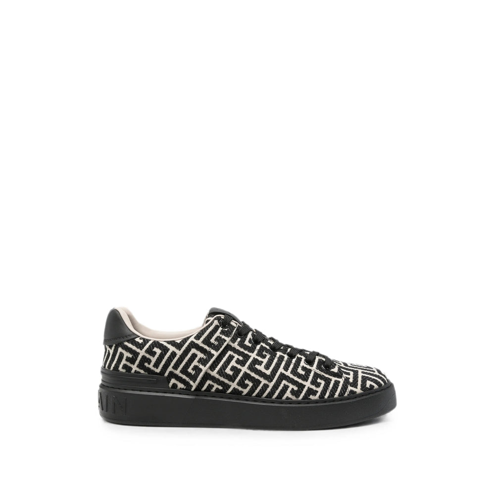 Balmain Black Trainers - Low-Tops Men