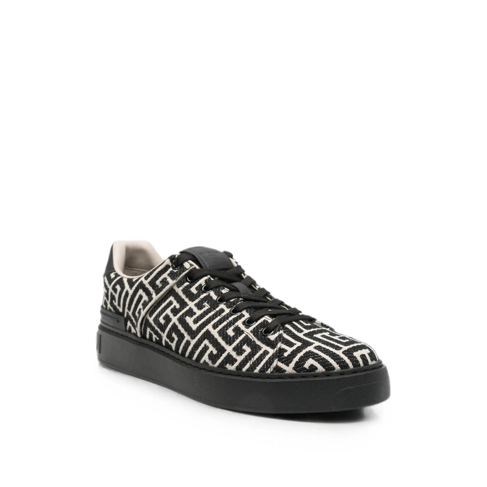 Balmain Black Trainers - Low-Tops Men
