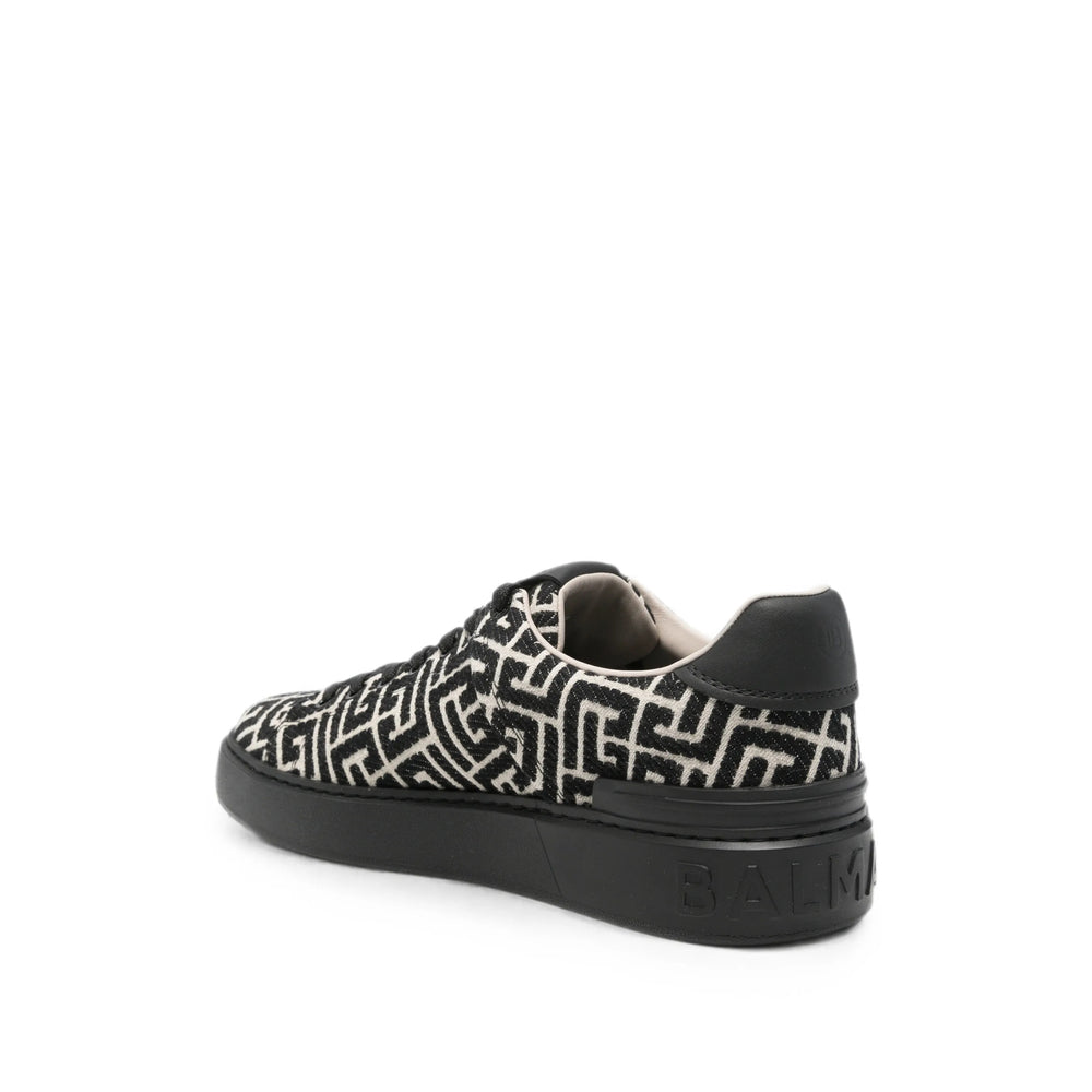 Balmain Black Trainers - Low-Tops Men