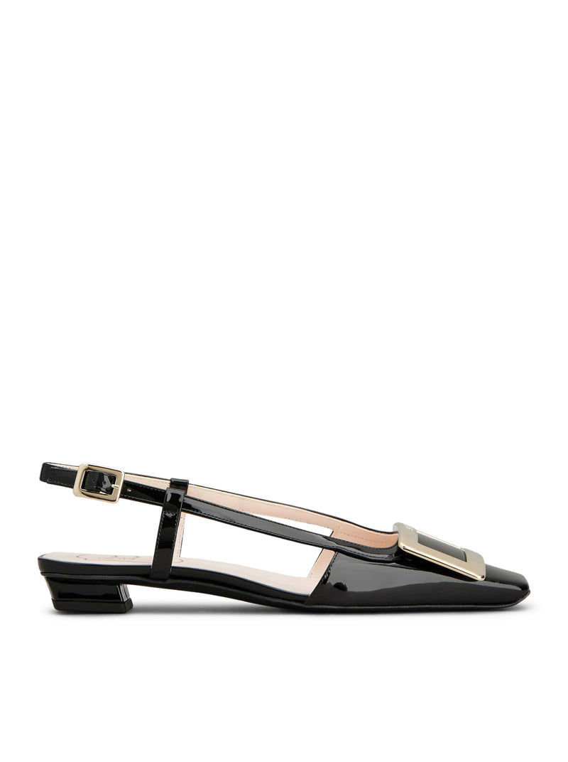 Roger Vivier Women Belle Vivier Patent Leather Slingback Ballerinas