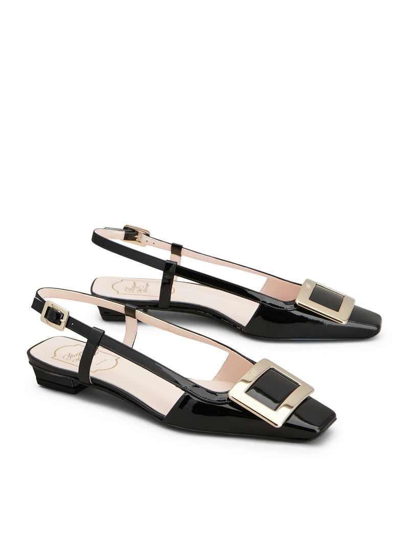 Roger Vivier Women Belle Vivier Patent Leather Slingback Ballerinas