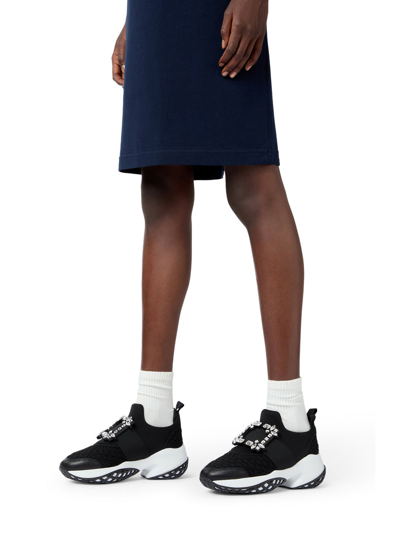 Roger Vivier Women Viv` Run Fabric Sneakers