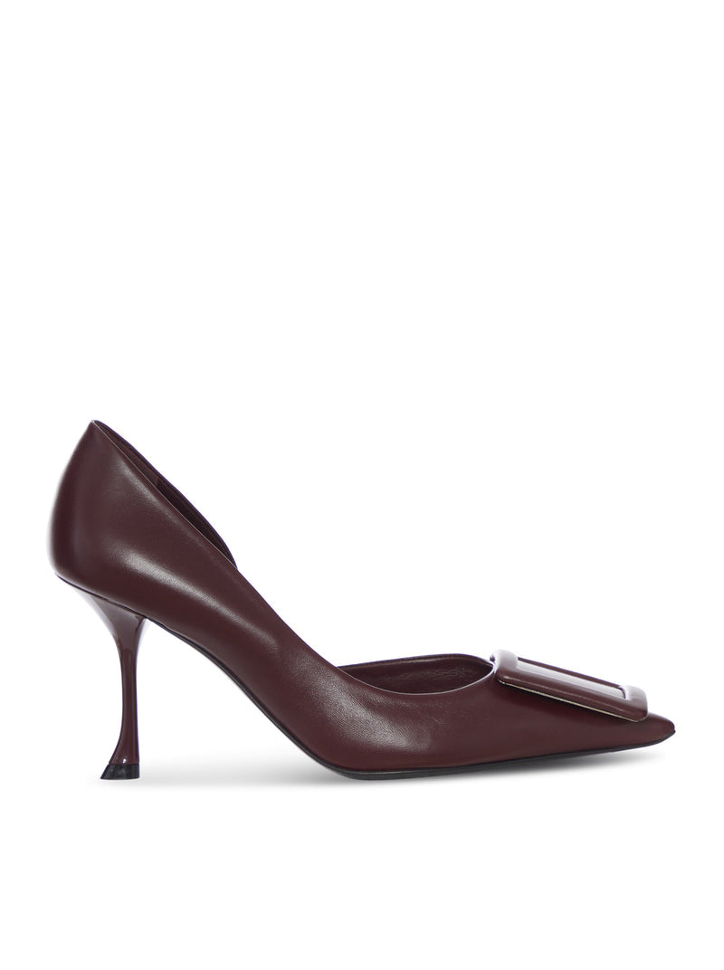 Roger Vivier Women Leather Décolleté With Tone-On-Tone Buckle