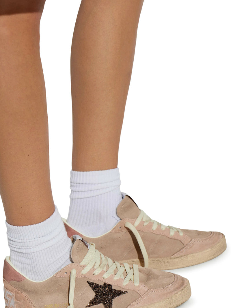 Golden Goose Deluxe Brand Women Ball Star Glitter-Patch Sneakers