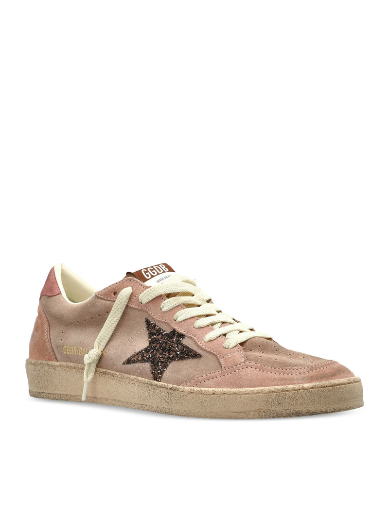 Golden Goose Deluxe Brand Women Ball Star Glitter-Patch Sneakers