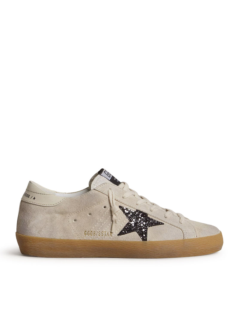 Golden Goose Deluxe Brand Women Women`S Super-Star In Suede With Glitter Star