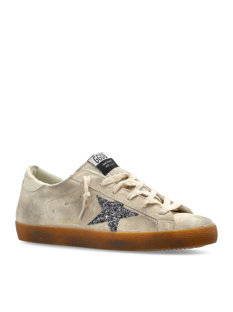 Golden Goose Deluxe Brand Women Women`S Super-Star In Suede With Glitter Star
