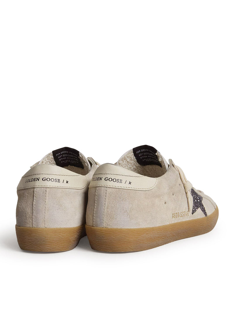Golden Goose Deluxe Brand Women Women`S Super-Star In Suede With Glitter Star