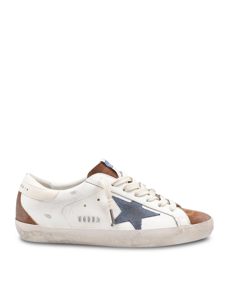 Golden Goose Deluxe Brand Men Sneakers Super Star In Pelle