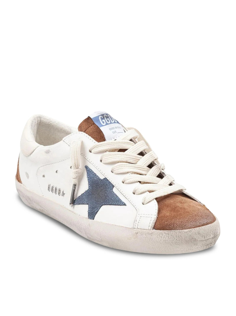 Golden Goose Deluxe Brand Men Sneakers Super Star In Pelle