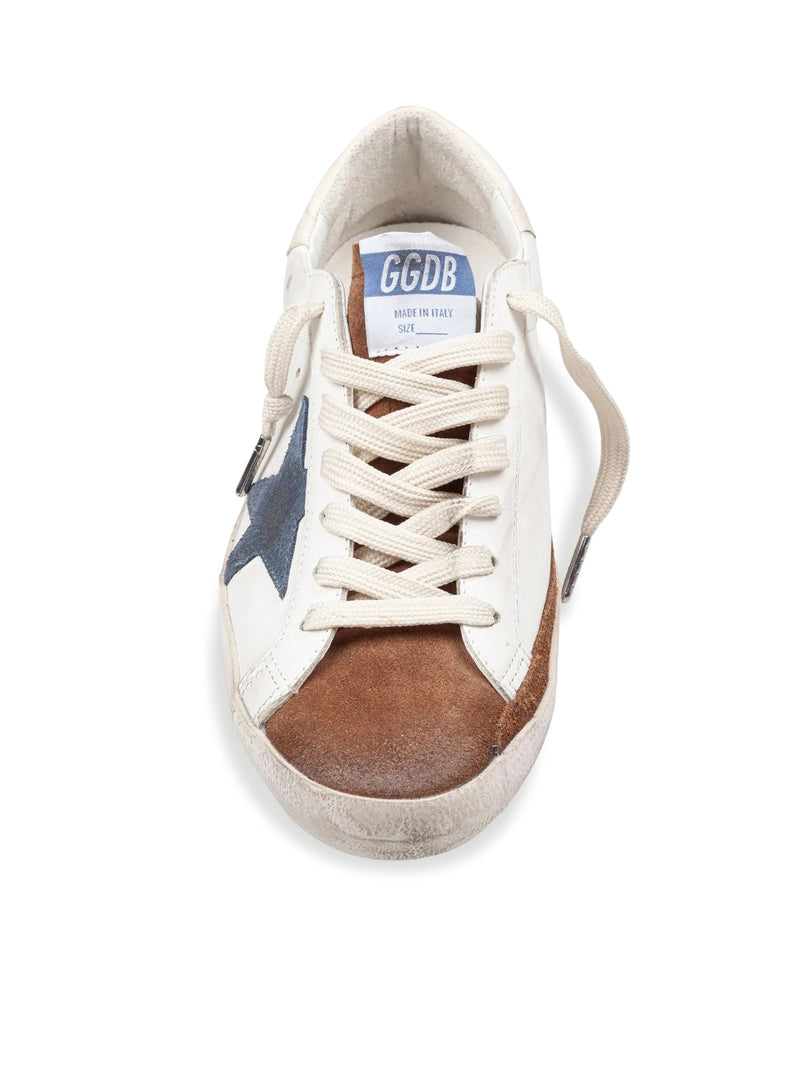 Golden Goose Deluxe Brand Men Sneakers Super Star In Pelle