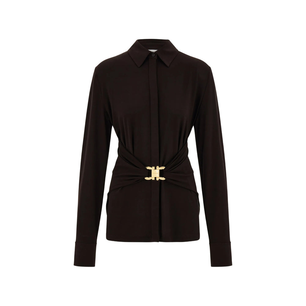 Ferragamo Brown Tops - Shirts Women
