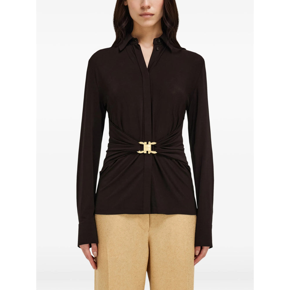 Ferragamo Brown Tops - Shirts Women