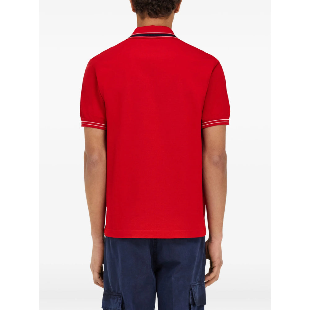 Ferragamo Red Polo Shirts Men