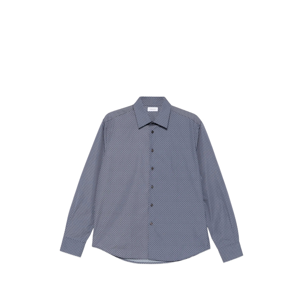Ferragamo Blue Shirts Men