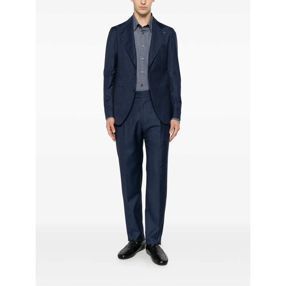 Ferragamo Blue Shirts Men