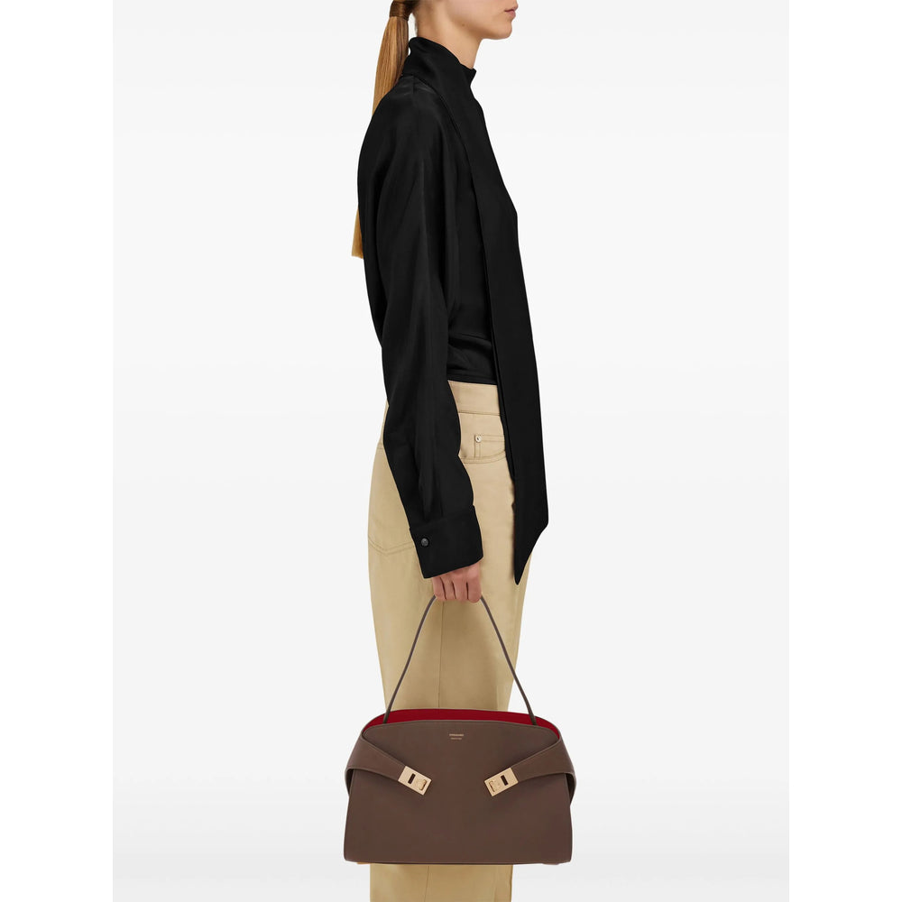 Ferragamo Neutrals Shoulder Bags Women