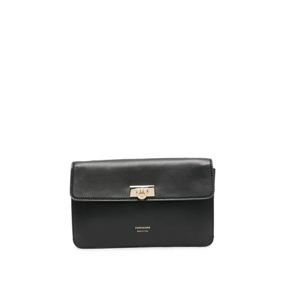 Ferragamo Black Clutch Bags Women