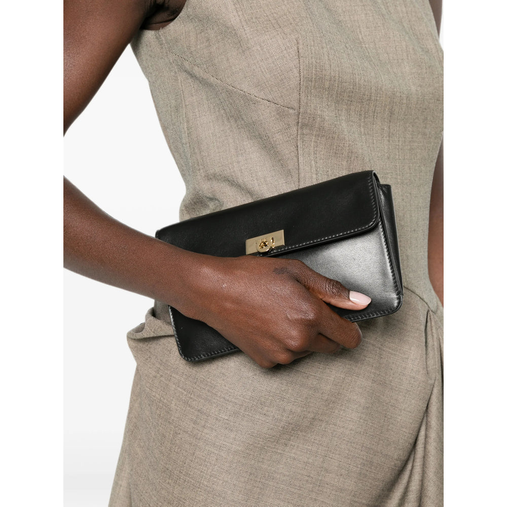 Ferragamo Black Clutch Bags Women