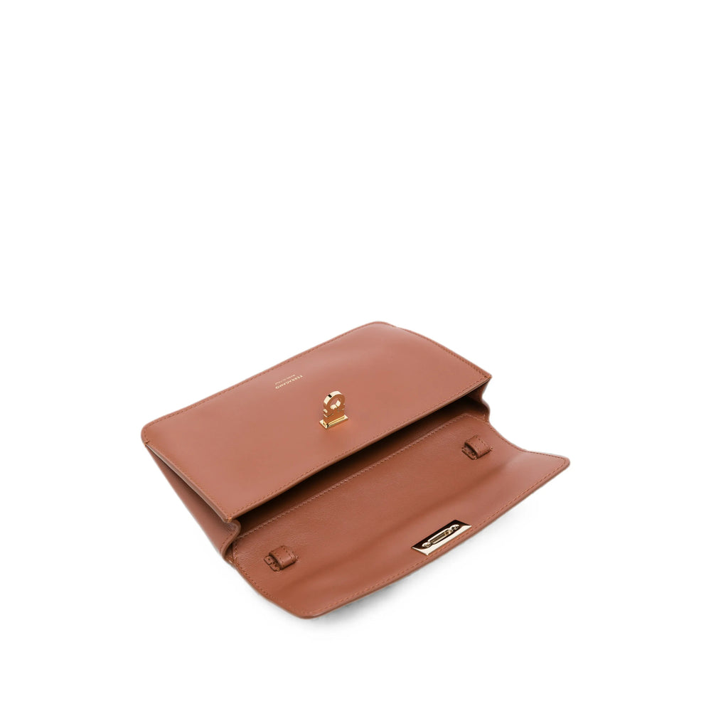 Ferragamo Brown Clutch Bags Women