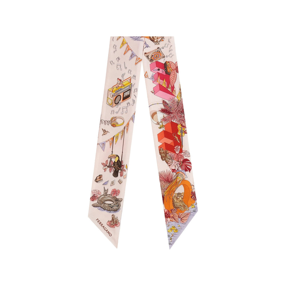 Ferragamo Pink Scarves Women