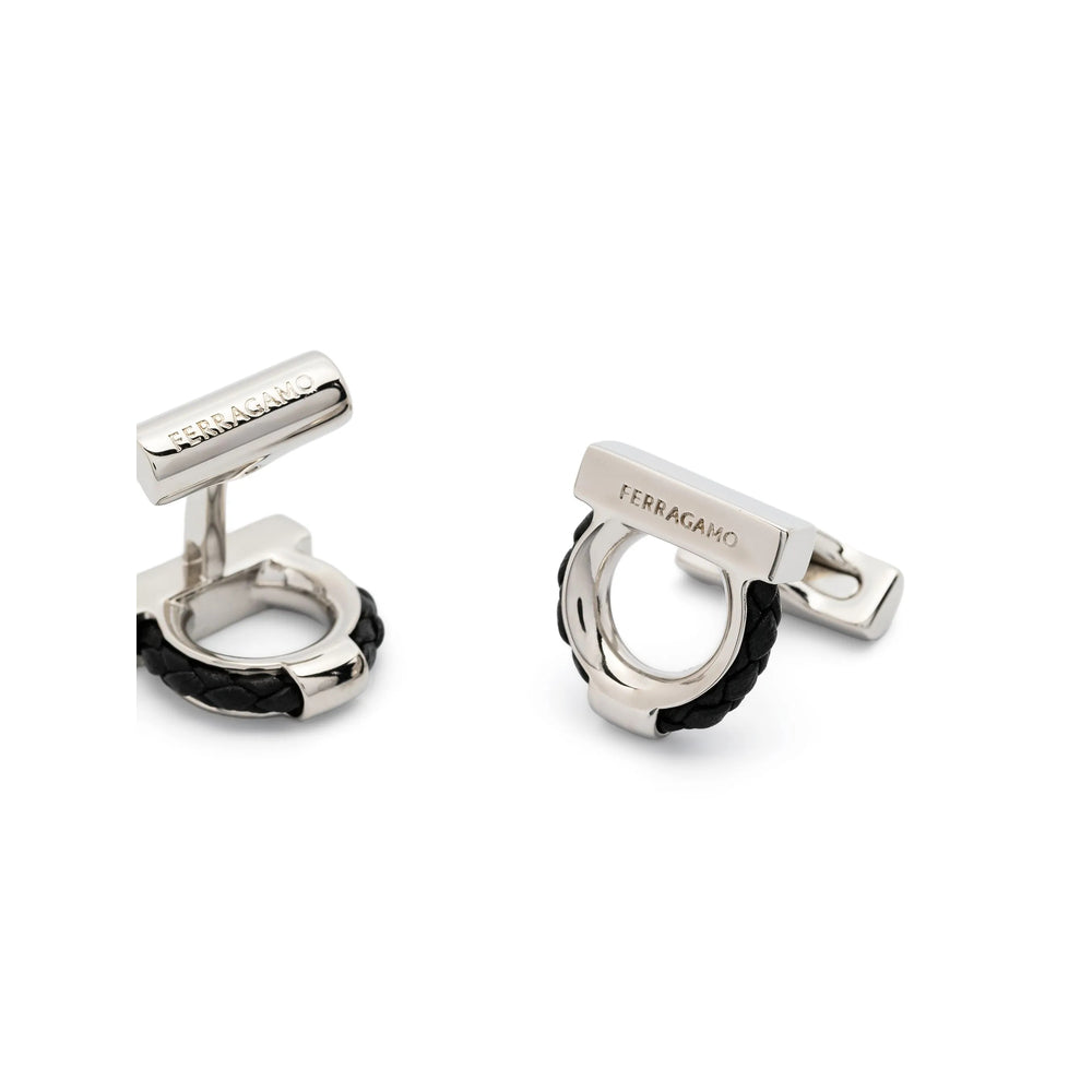 Ferragamo Silver Cufflinks Men
