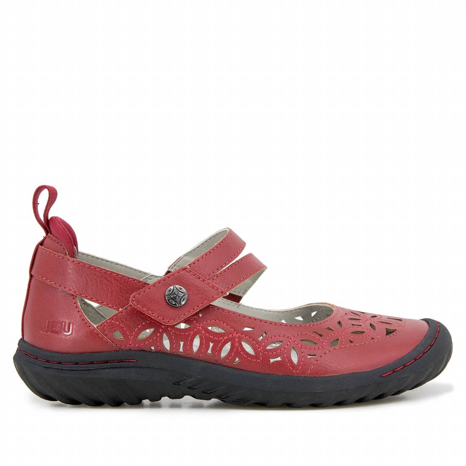Women's Bellerose Encore Mary Jane Flat In Red
