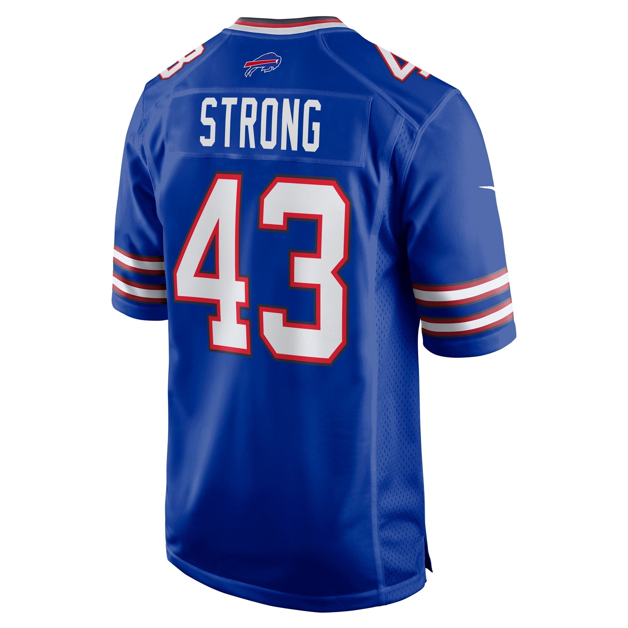 Buffalo Bills Dorian Strong Royal Team Game Jersey