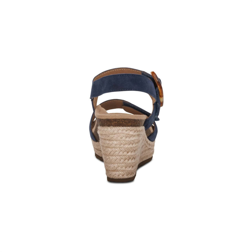 Women's Ashley Arch Support Wedge Sandals In Navy