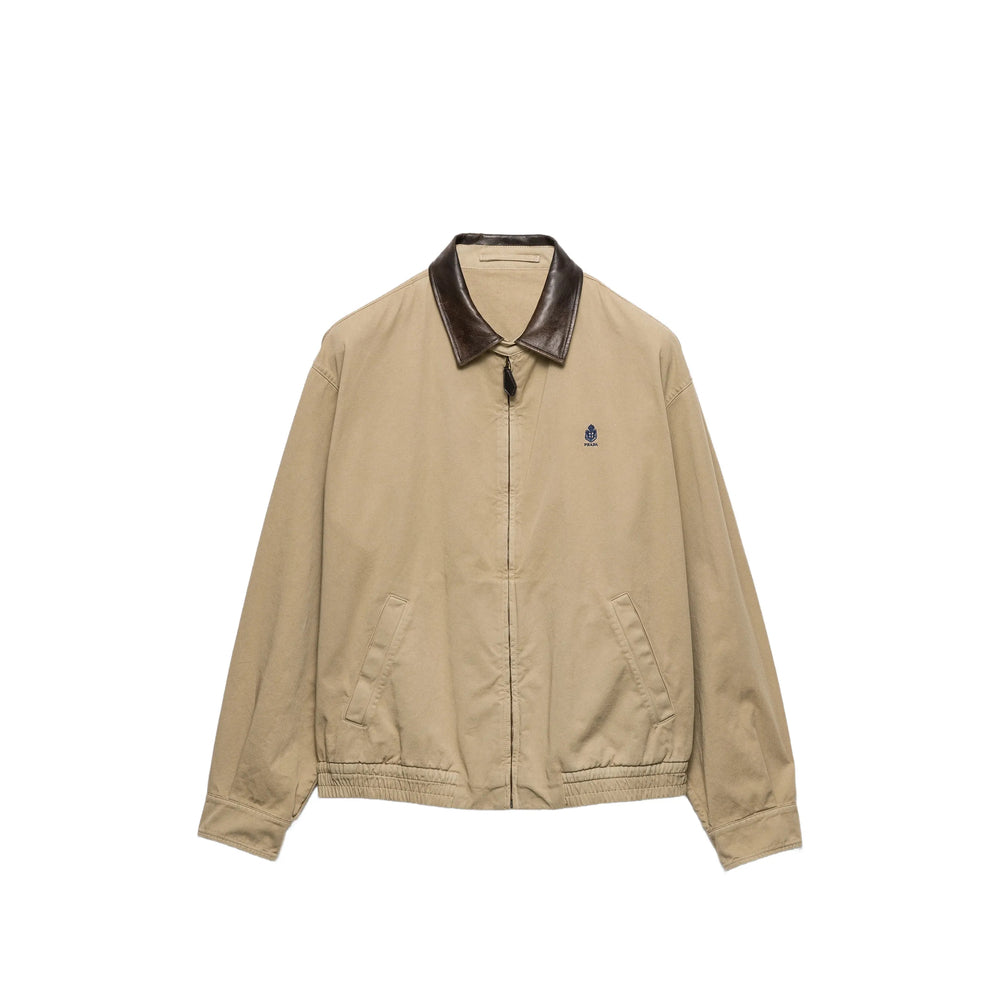 Prada Neutrals Jackets - Bomber Jackets Men