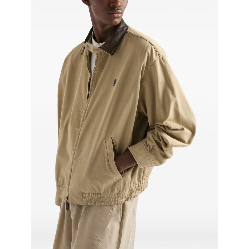 Prada Neutrals Jackets - Bomber Jackets Men