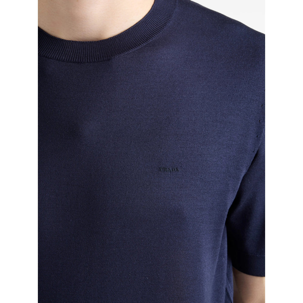 Prada Blue T-Shirts & Vests - T-Shirts Men