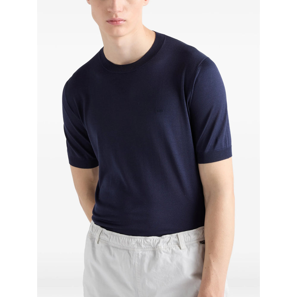 Prada Blue T-Shirts & Vests - T-Shirts Men