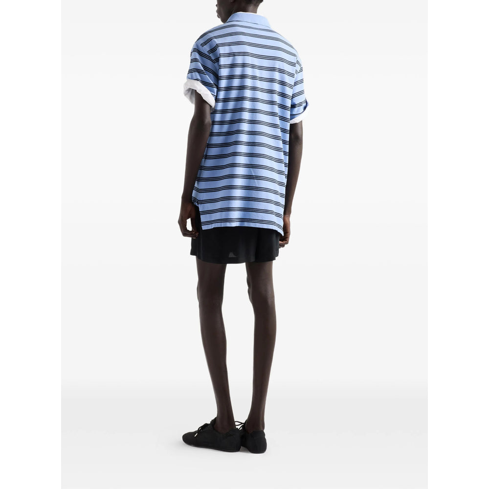 Prada Blue Polo Shirts Men