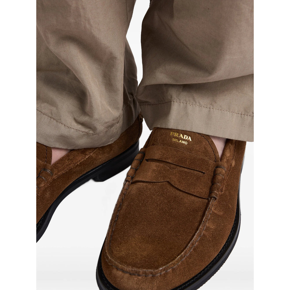 Prada Brown Loafers Men
