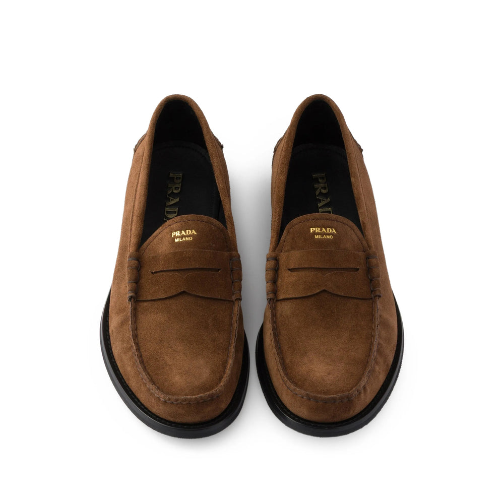 Prada Brown Loafers Men