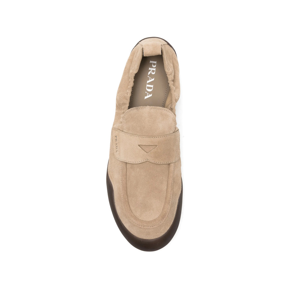Prada Neutrals Loafers Men
