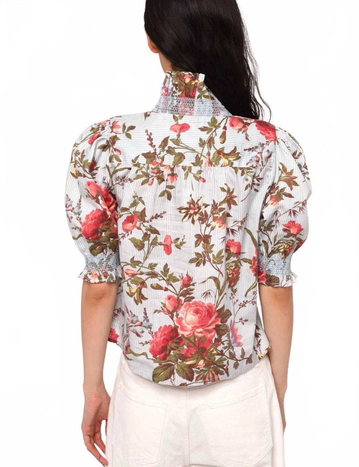Zuri Top In Battersea Floral
