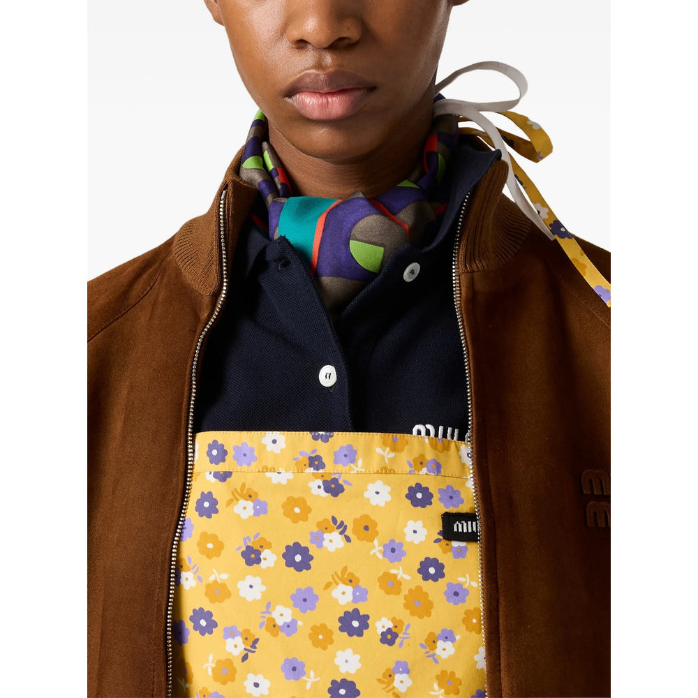 Miu Miu Brown Jackets - Leather Jackets Women