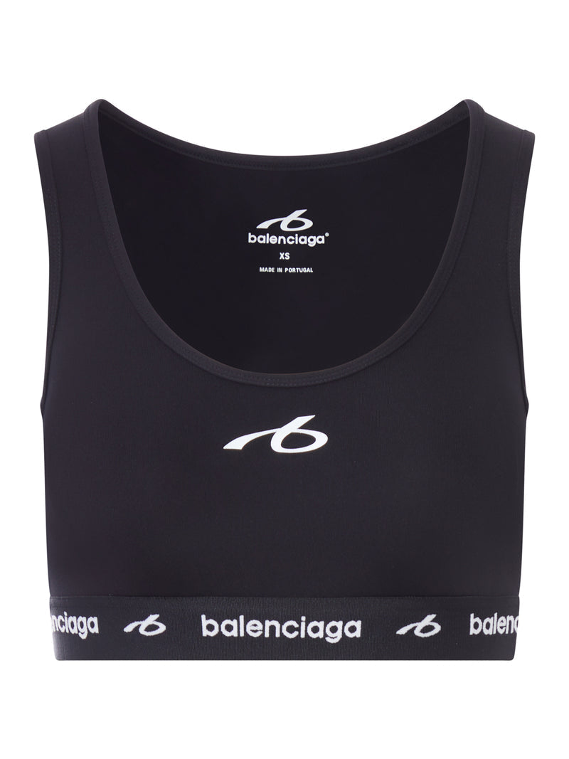 Balenciaga Women Techwear Tank Top In Technical Fabric