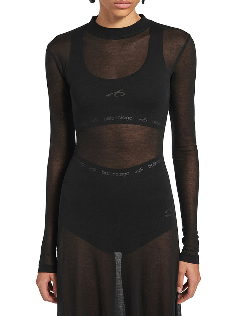 Balenciaga Women Techwear Tank Top In Technical Fabric