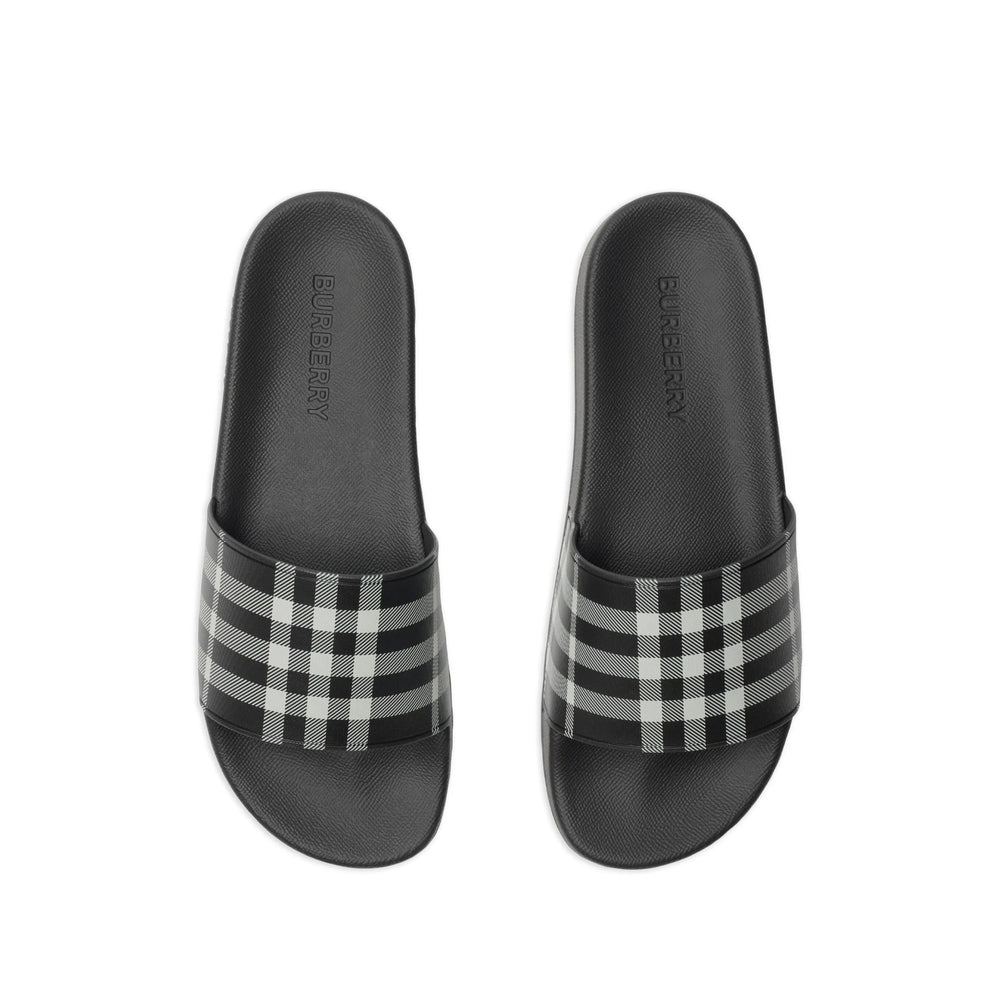 Burberry Black Flip-Flops & Slides Men