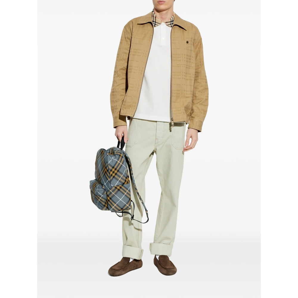 Burberry White Polo Shirts Men