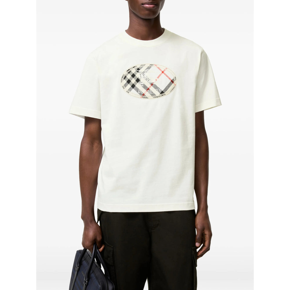 Burberry White T-Shirts & Vests - T-Shirts Men