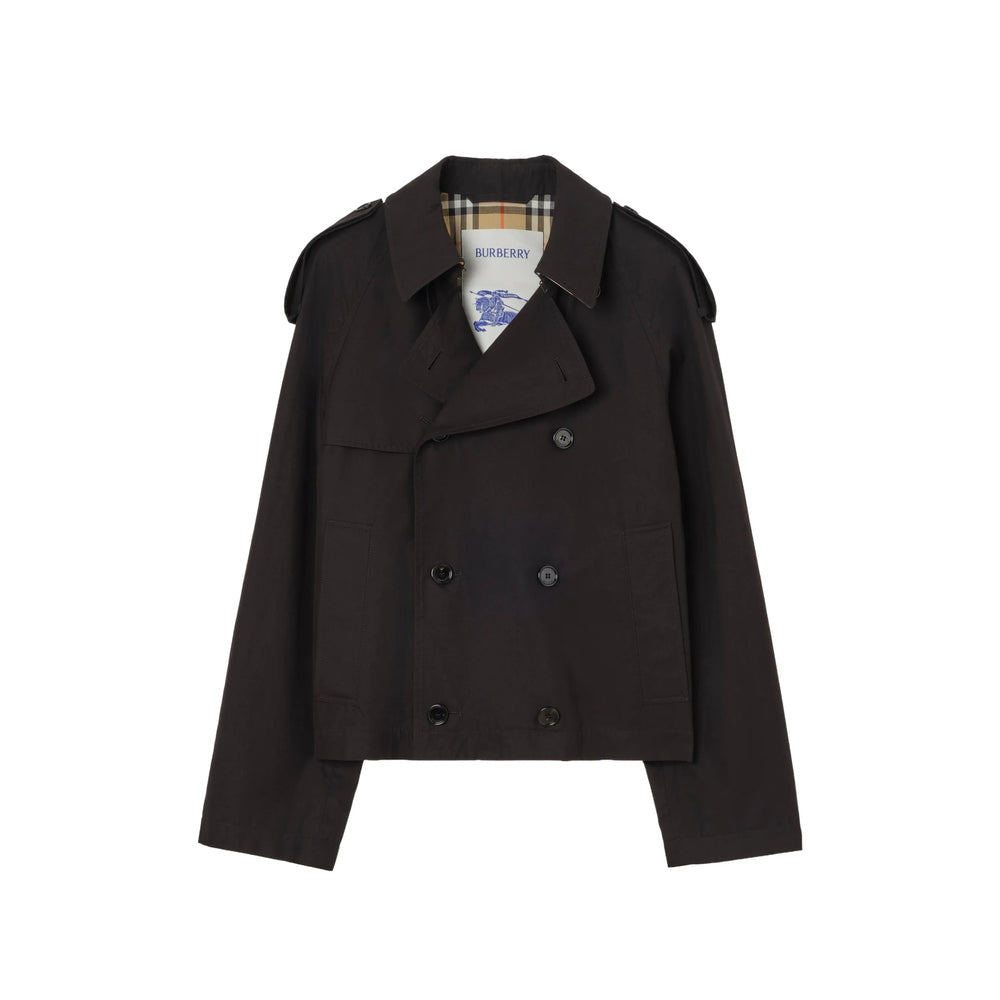 Burberry Black Coats - Trench Coats Men